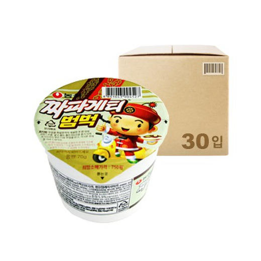 【整箱】农心 炸酱小碗面70g*30  商品图0
