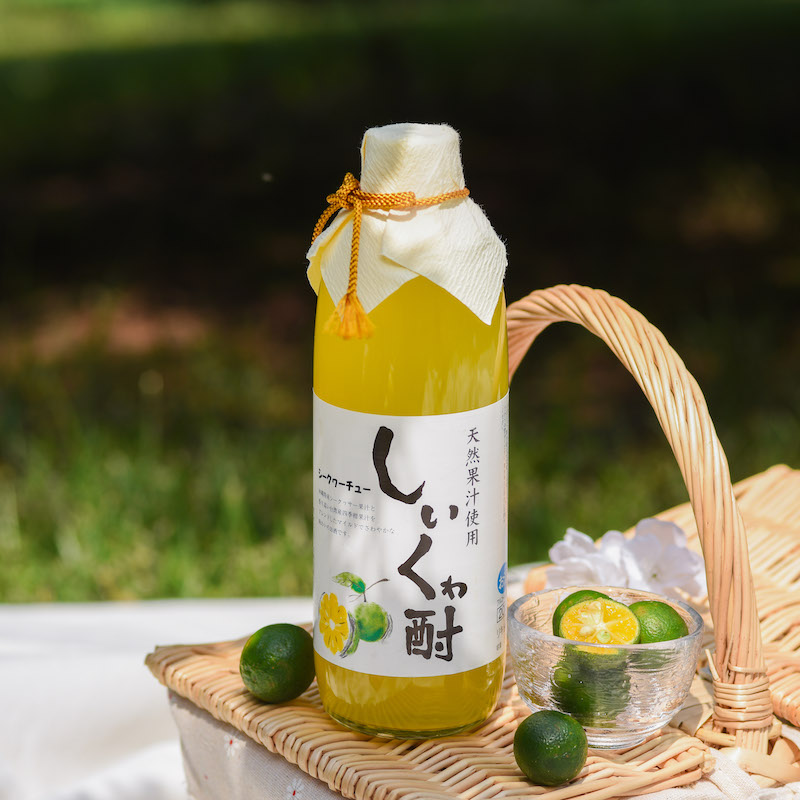 柑橘の二重奏 酸得上瘾 日本原装进口宫下四季柑小青桔酒500ml 20度烈