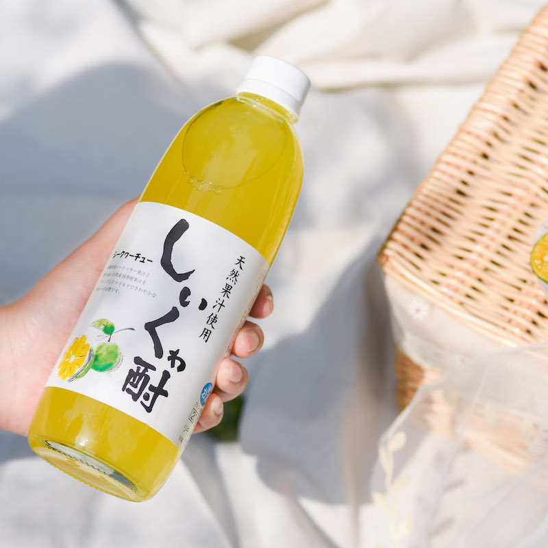 柑橘の二重奏 酸得上瘾 日本原装进口宫下四季柑小青桔酒500ml 20度烈