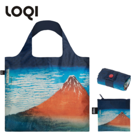 德国LOQI博物馆系列收纳折叠环保袋-红富士山