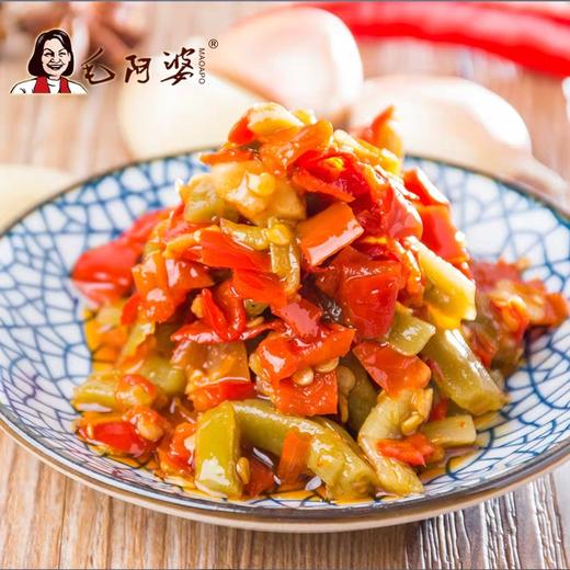 毛阿婆 贡菜脆椒 218克 商品图0
