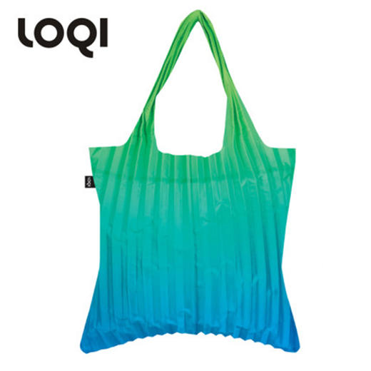 德国LOQI艺术系列百褶包-彩虹绿 商品图0