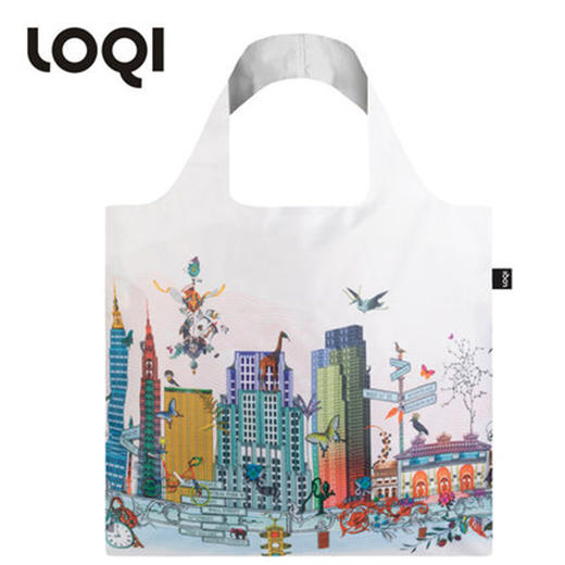 德国LOQI艺术系列收纳折叠环保袋-纽约印象 商品图0