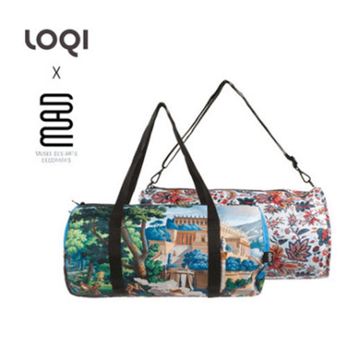 德国LOQI博物馆系列轻便折叠旅行袋-岛上风景&印第安花景 商品图0