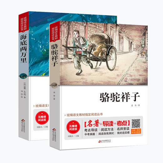 海底两万里+骆驼祥子七年级推荐阅读 商品图0