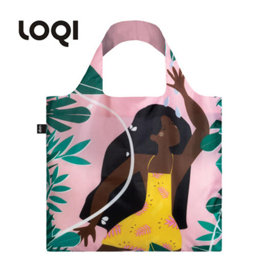 德国LOQI艺术系列收纳折叠环保袋-丛林仙女 商品图0