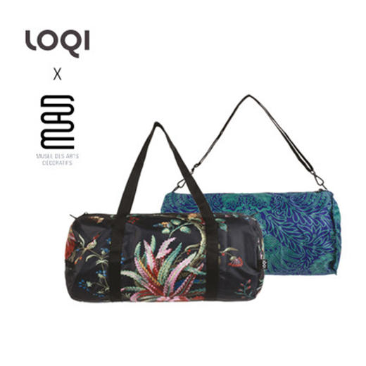 德国LOQI博物馆系列轻便折叠旅行袋-阿拉伯花景&日本画 商品图0