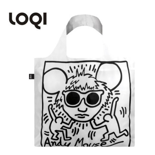 德国LOQI博物馆系列收纳折叠环保袋-安迪鼠 商品图0