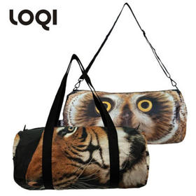 德国LOQI博物馆系列轻便折叠旅行袋-马来亚虎&短耳猫头鹰