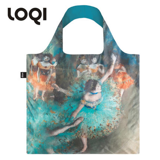德国LOQI博物馆系列收纳折叠环保袋-绿衣舞者 商品图0