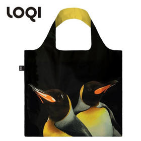 德国LOQI艺术系列收纳折叠环保袋-帝企鹅