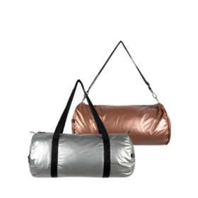 德国LOQI博物馆系列轻便折叠旅行袋-哑光银&哑光玫瑰金