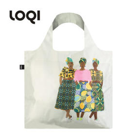 德国LOQI艺术系列收纳折叠环保袋-三个女孩