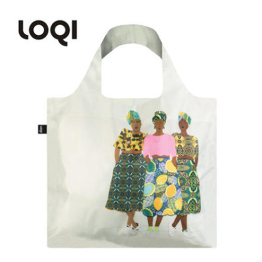 德国LOQI艺术系列收纳折叠环保袋-三个女孩 商品图0
