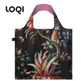 德国LOQI博物馆系列收纳折叠环保袋-阿拉伯花景