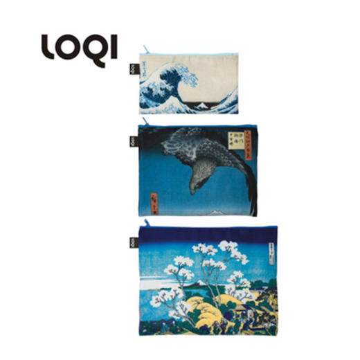 德国LOQI博物馆系列潮流收纳袋-葛饰北斋 商品图0