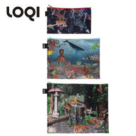 德国LOQI艺术系列潮流收纳袋-地图系列