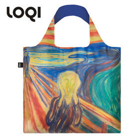 德国LOQI博物馆系列收纳折叠环保袋-彩色呐喊