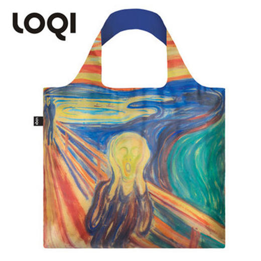 德国LOQI博物馆系列收纳折叠环保袋-彩色呐喊 商品图0