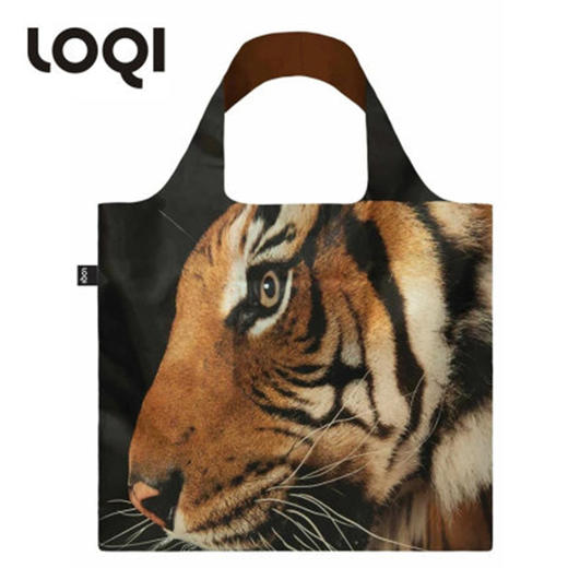 德国LOQI艺术系列收纳折叠环保袋-马来亚虎 商品图0
