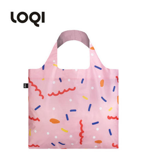 德国LOQI艺术系列收纳折叠环保袋-礼花 商品图0