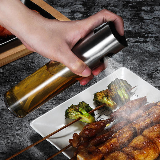 304不锈钢喷雾气压式油壶 商品图3