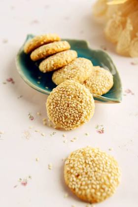 芝麻薄饼