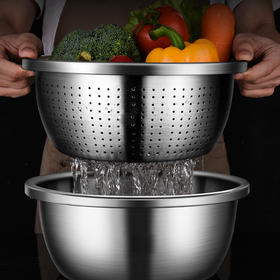 304不锈钢加厚加深沥水盆