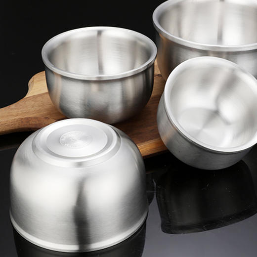 304不锈钢双层隔热防摔碗 商品图1