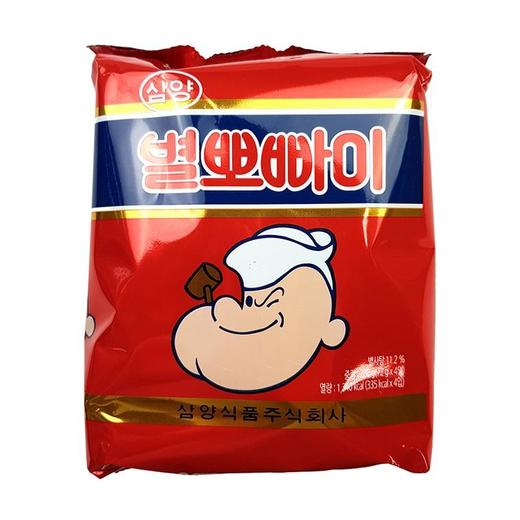 【捆绑】三养 大力水手干脆面72g*4   商品图0