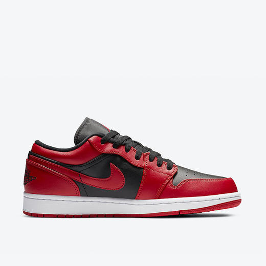 air jordan 1 low 黑红 反转禁穿低帮篮球鞋 553558-606