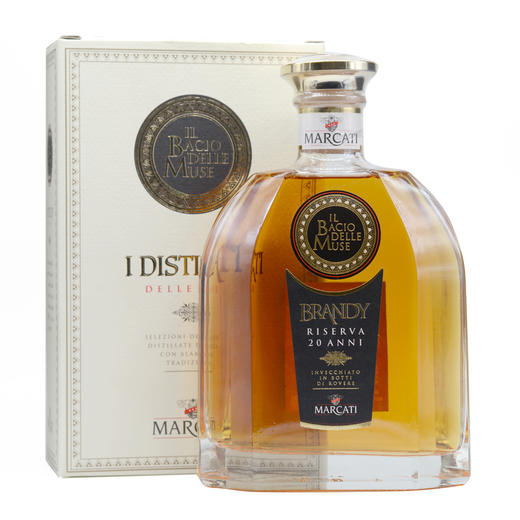 意式浪漫】20年橡木桶陈酿 精致优雅 意大利缪斯之吻白兰地 700ml