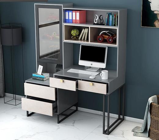 塞纳春天n788 书桌 环保免漆板 钢化玻璃 优质五金承重框架 130*60*