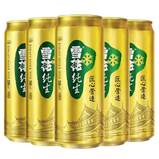 雪花纯生10度纤体听330ml*24罐 商品图1