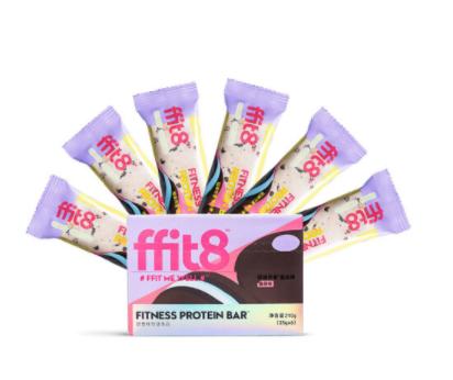 ffit8轻体蛋白棒 营养饱腹能量棒 谷物代餐棒曲奇味35g*6 商品图0