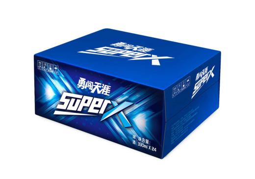 雪花勇闯天涯SUPERX啤酒9度纤体听330ml*24罐 商品图0