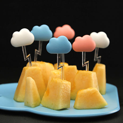 泰国Qualy云朵水果叉 商品图0