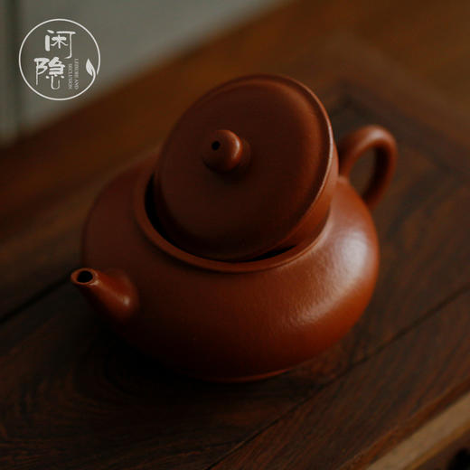 应书良扁婴 朱泥全手工紫砂壶160cc 商品图4