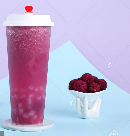 杨梅酸奶果昔