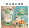 生活元素（LIFE ELEMENT）养生壶煮茶器煮茶壶热水壶烧水壶迷你玻璃花茶壶黑茶热牛奶D63带蒸笼 滤网 1.5L 商品缩略图0