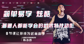 普通人都能学会的武术特技动作