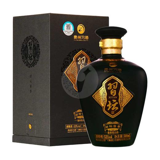 0599【国企严选，山海食材】刁酒 封坛酱香酒（黑坛）53度 500ML 商品图1