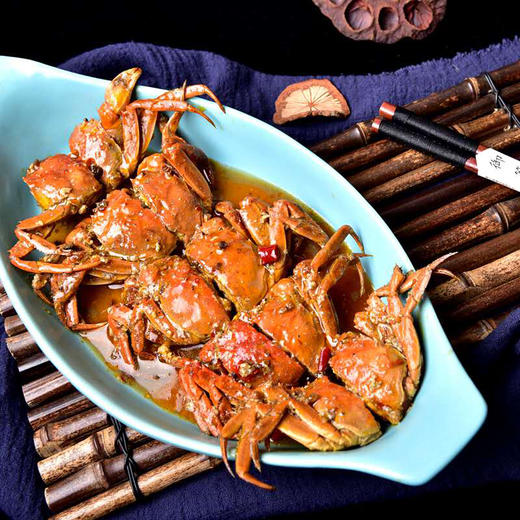 d60六月黄香辣切蟹500g2盒请单独拍下