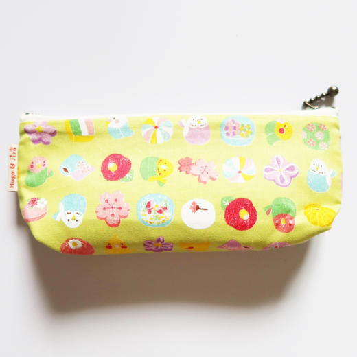 HUJI祤集笔袋风の花鹦鹉与果子 商品图1