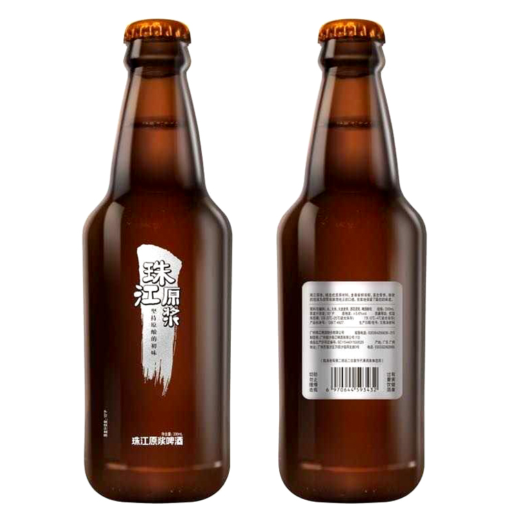 珠江啤酒 珠江原浆(330ml×12瓶)