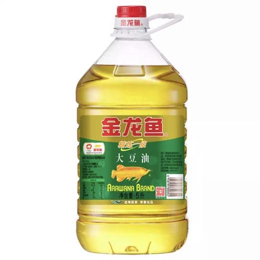 金龙鱼精炼一级大豆油5升/桶4桶/箱 商品图0