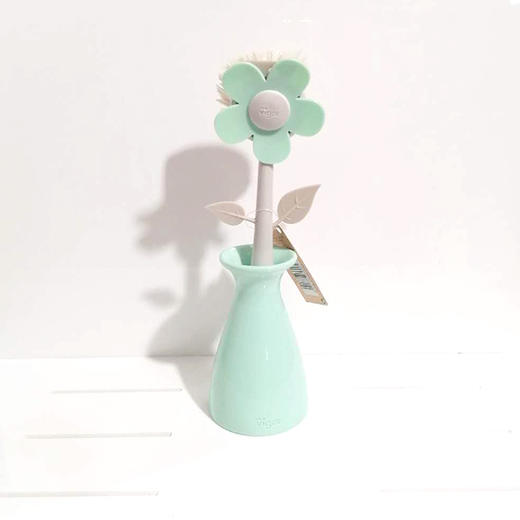 西班牙Vigar花系列碟刷带花瓶-蓝色 商品图0