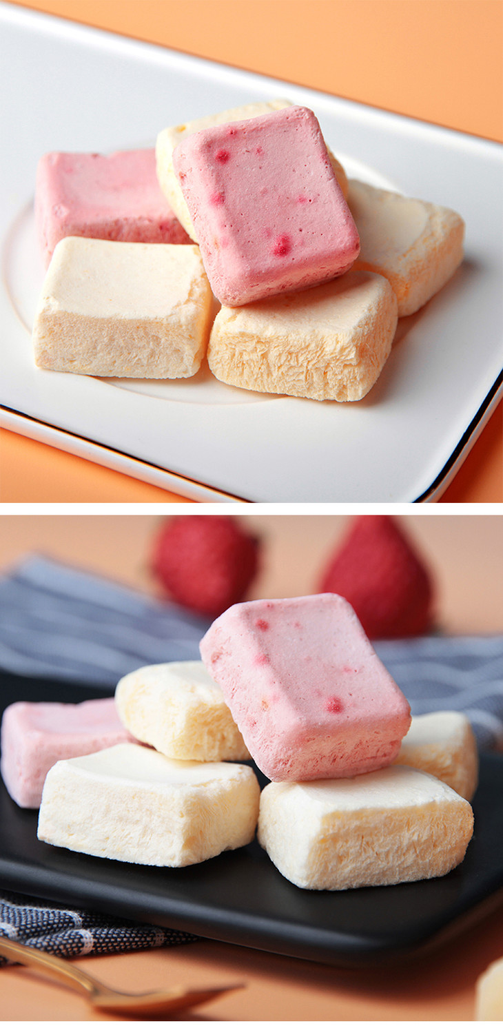 活菌益生菌冻干水果酸奶块