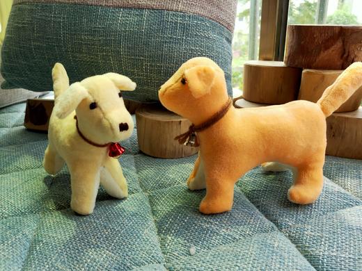 华德福工 静静工 纯工缝制 玩具 礼物 动物 单面绒狗 商品图2