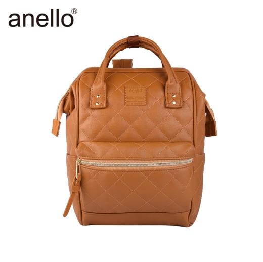国内现货直发：anello/新款菱格PU双肩包 商品图2